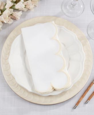 Scalloped Hem Napkin, Set of 4