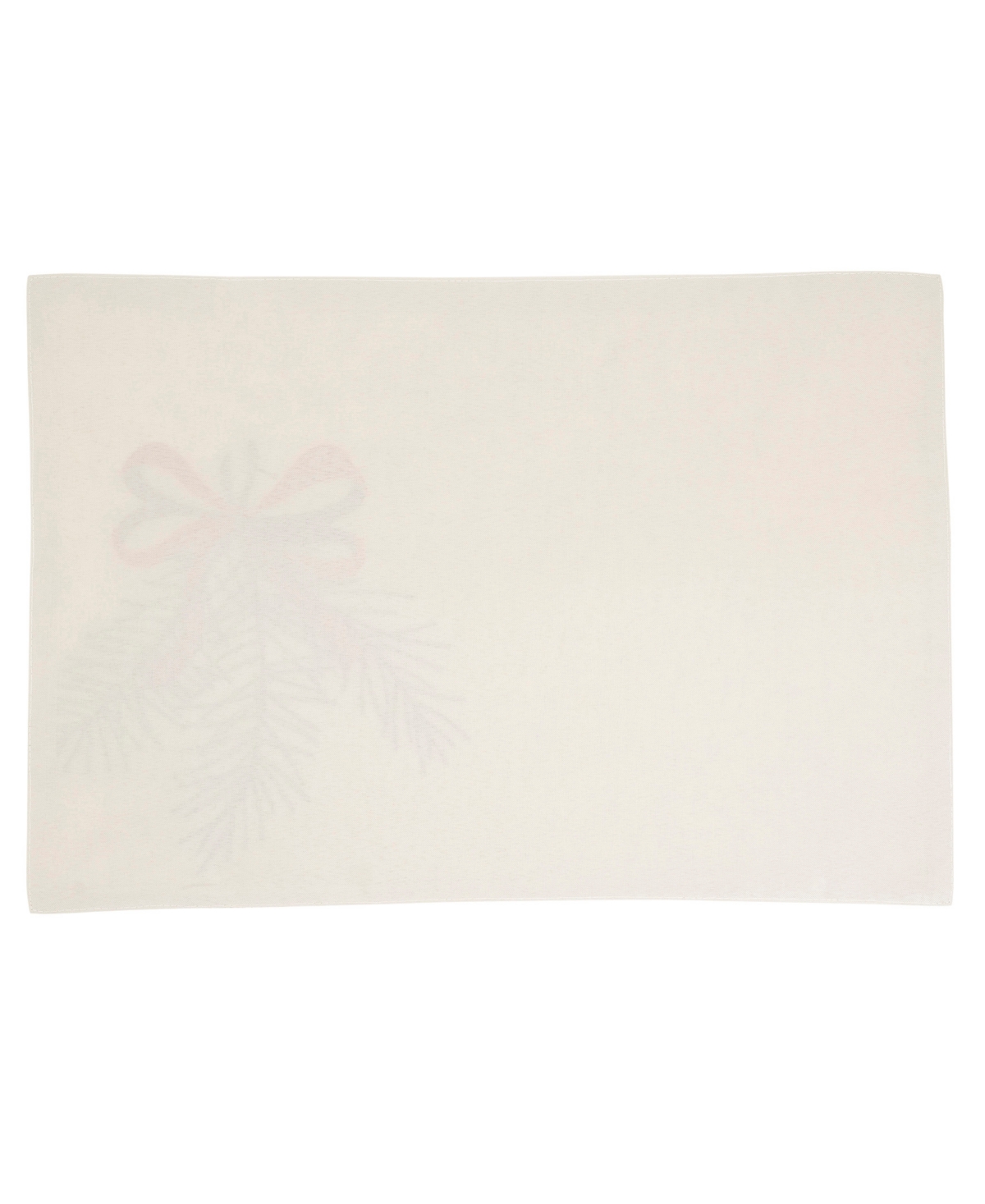 Saro Lifestyle Linen Blend Frosted Pine Placemat, Set Of 4 In Brown