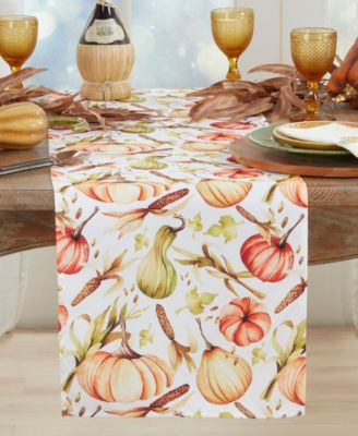 Pumpkin Table Runner, 16" x 72"