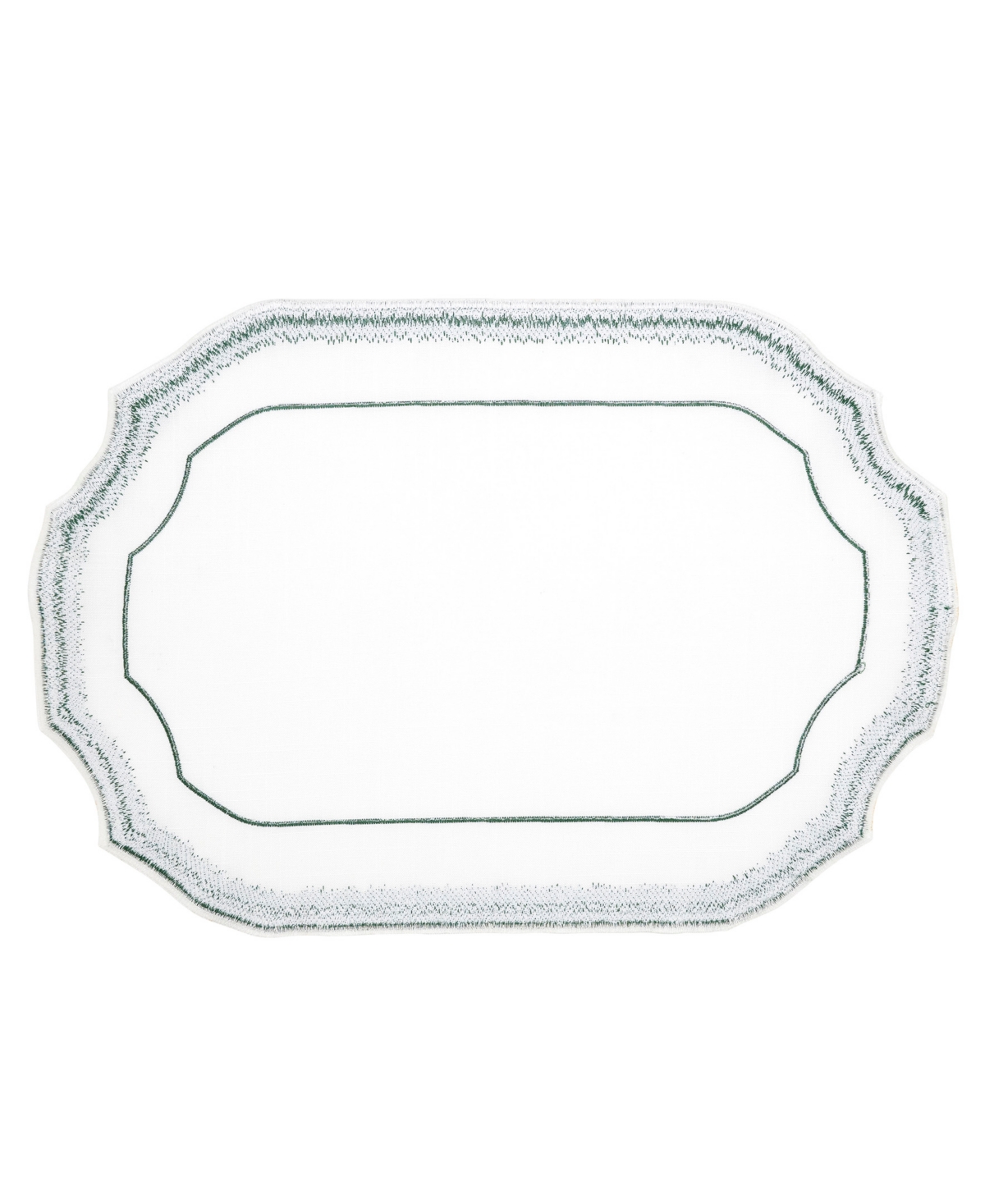 Saro Lifestyle Elegant Embroidery Detail Placemat, Set of 4