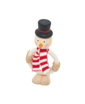 Frosty Smiles Snowman Napkin Ring, Set of 4