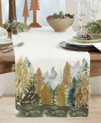 Forest Table Runner, 16" x 72"