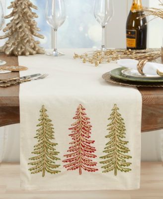 Christmas Trees Table Runner, 16" x 72"