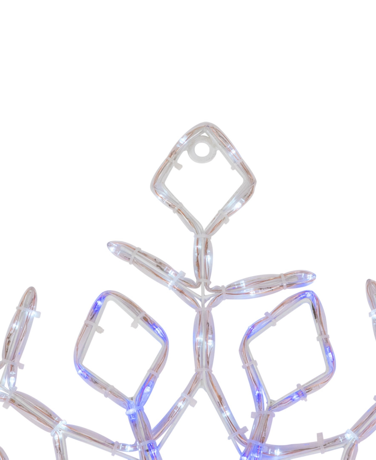 Northlight 23" Lighted Snowflake Window Silhouette Christmas Decoration In White