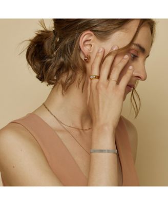 Sterling Silver Mash Chain Adjustable Bracelet