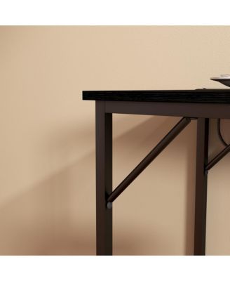 70" Bar Table with Charging Station, Bar Height Pub Table,