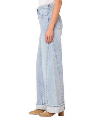 Women's Petite Solution Skyrise Wide Leg Jeans