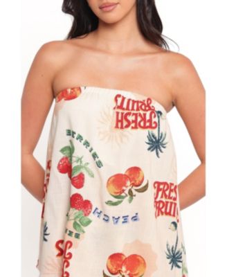 Women's Karlen Strapless Romper - Tutti Frutti