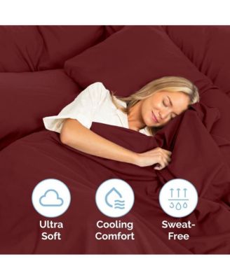 Extra Deep Pocket 18 - 24 Inch Microfiber Fitted Sheet - California King