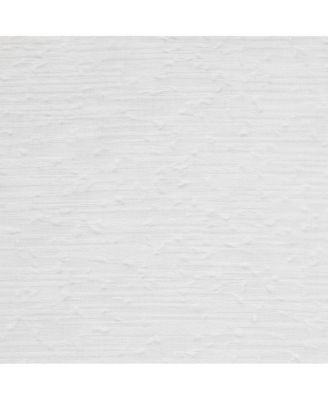 Boucle Sheer Premium Stylish and Functional Grommet Curtain Panel 52" x 63" White