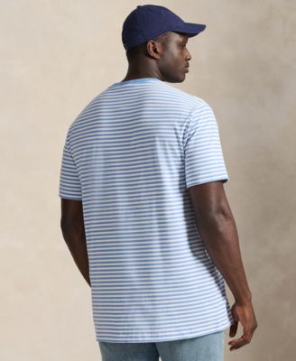 Men's Big & Tall Striped Jersey T-Shirt