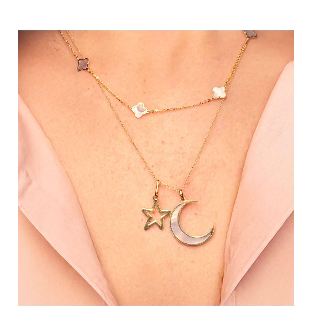 The Lovery Gold Loopy Star Charm 14K Gold