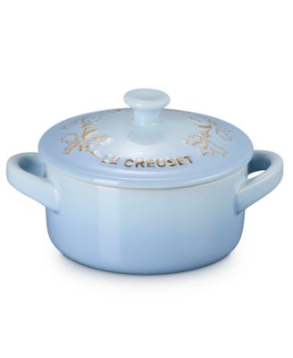 Le Creuset - Stoneware Holly Collection 8-Oz. Mini Cocotte
