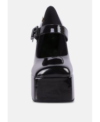 PABLO Womens Statement High Platform Heel Mary Jane Sandals