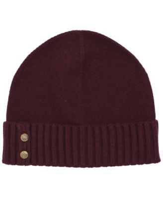 Crest Knit Beanie Hat