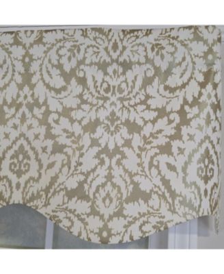 100% Cotton Cambridge Provance  Fully lined Windows Rod Pocket Valance 50" x 15"  Silver