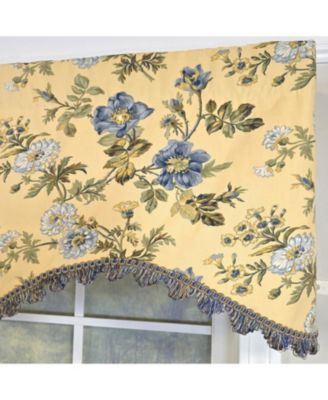 100% Cotton Sunrise Cornice  Fully lined Windows Rod Pocket Valance 50" x 17"  Yellow