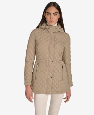 Calvin Klein - Women's Anorak Quilted Coat