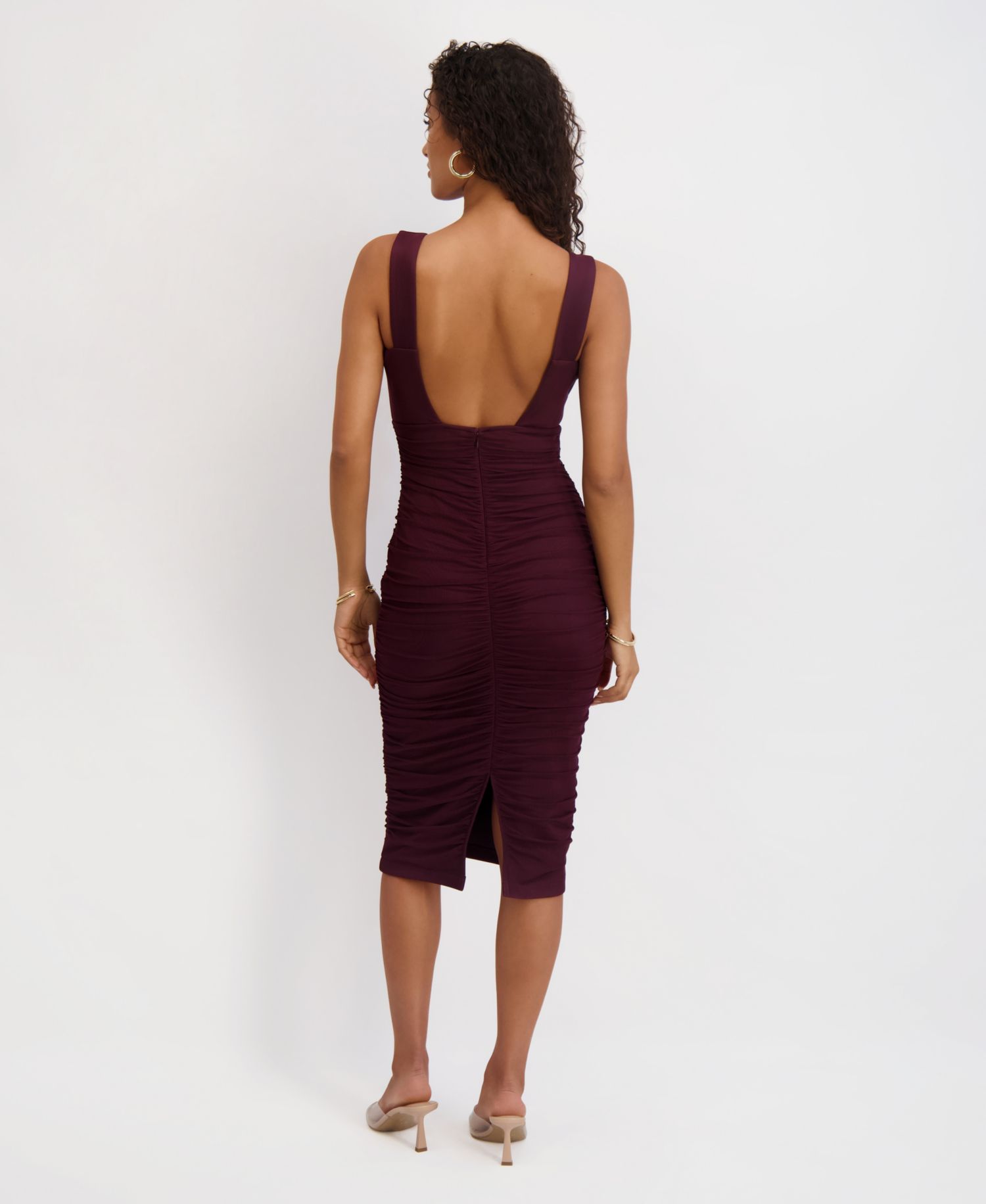 Women's Sleeveless V-Neck Dress