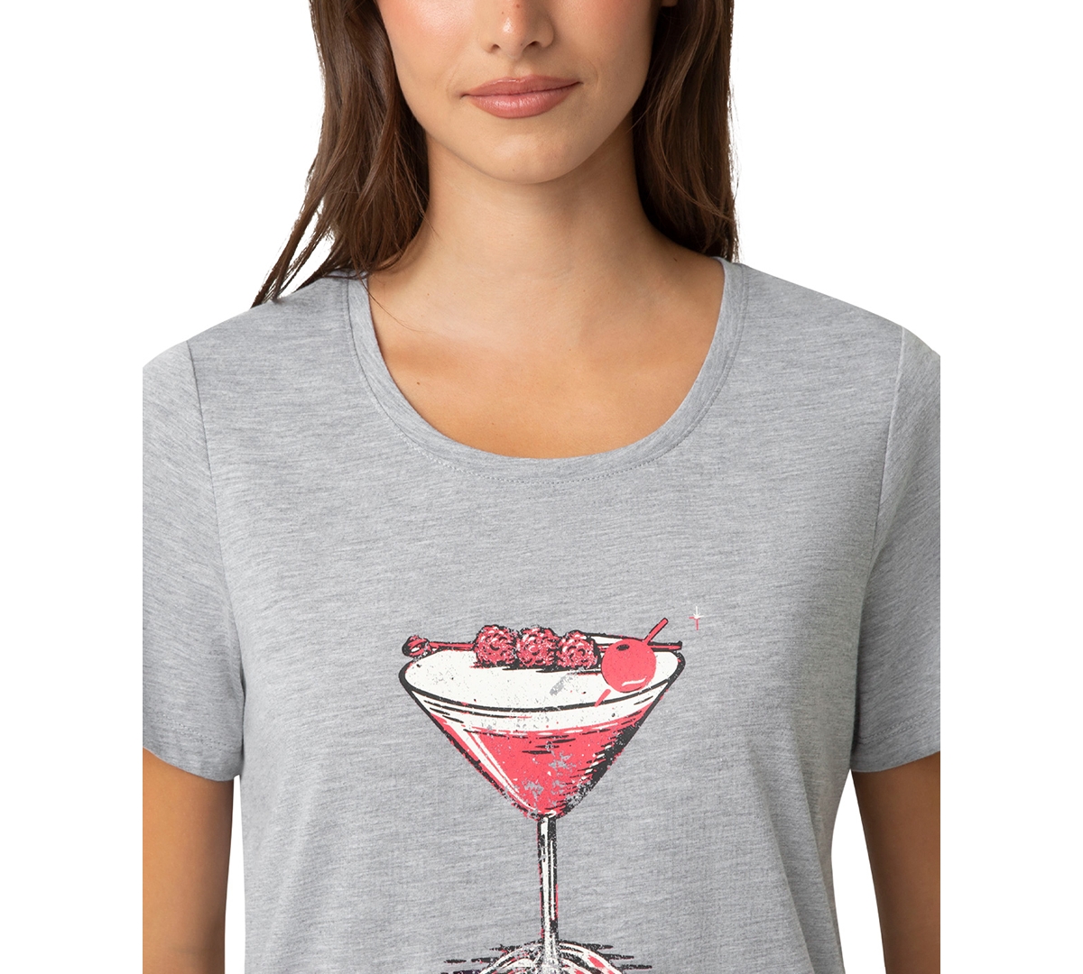 Hue Women's 2-piece Embellished Short Sleeve Pajama Set In Multi