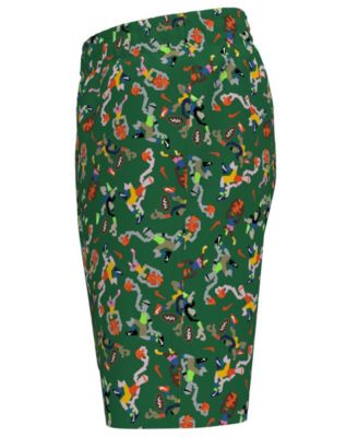 Boys' 8-20 Sports Guy Novelty Print Swim Trunks