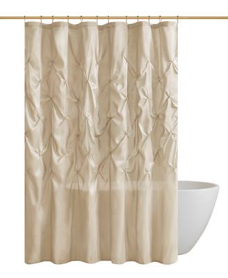 Laurel Tufted Semi-Sheer Shower Curtain, 72" x 72"