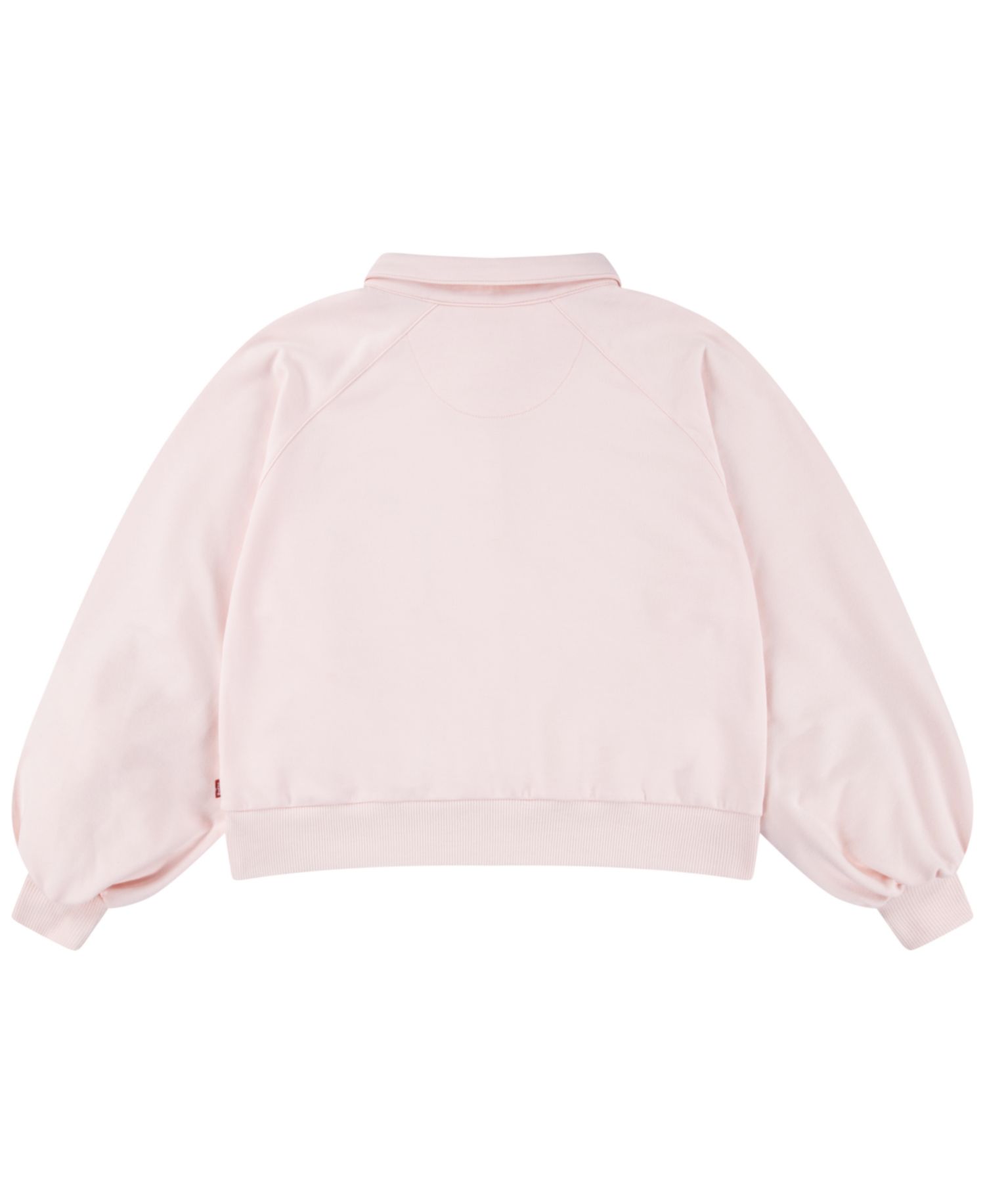 Girls' 7-16 Voluminous Long-Sleeve Shirt Collar Top