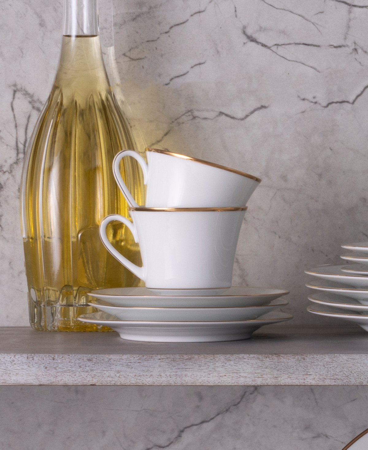 Noritake Heritage Set Of 4 Cups In White