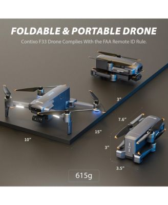 Drone with 4K UHD Camera for Adults, " Touch Screen Remote with 6000M Range, Auto Return, Wind Resistance, 40 Mins Intelligent Flight Time