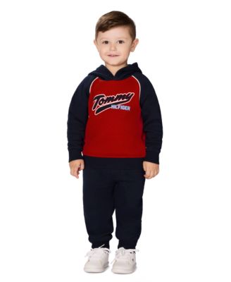 Tommy Hilfiger - Boys Toddler 2T-4T Two-Piece Fleece Hoodie and Joggers Set