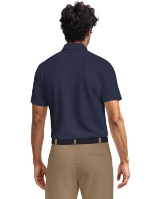 Men's Solid Cooling Texture Polo Shirt