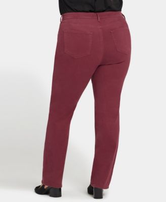 Plus Size High Rise Marilyn Straight Jeans