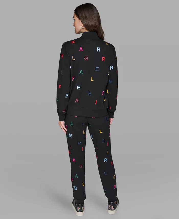 Women's Mock Neck Front Zipper Jacket - thumbnail 4