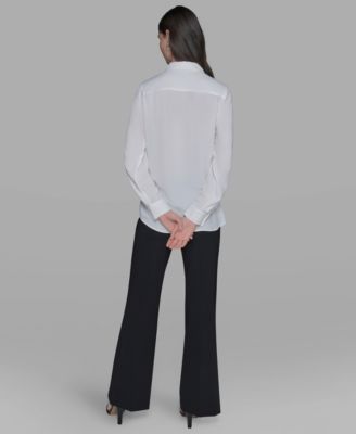 Women's Portrait Button Down Top