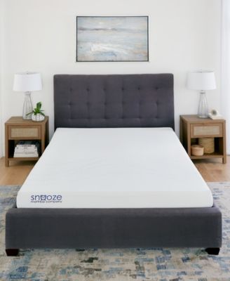 Snooze - 6" Firm Dual Layer Memory Foam Tight Top Mattress, Queen