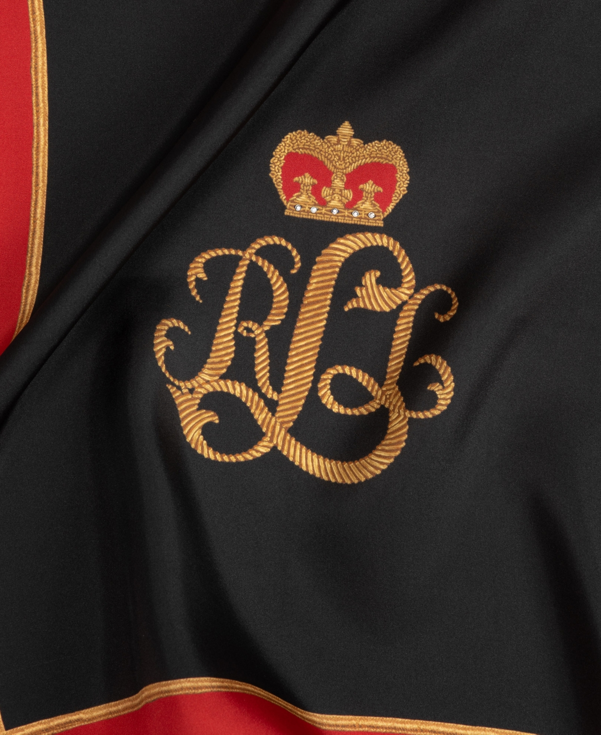 Lauren Ralph Holiday Logo Square Scarf