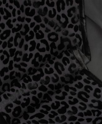 Animal Velvet Burnout Oblong Scarf