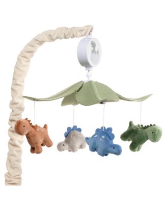 Dino-Might Multicolor Dinosaur Musical Baby Crib Mobile Soother Toy