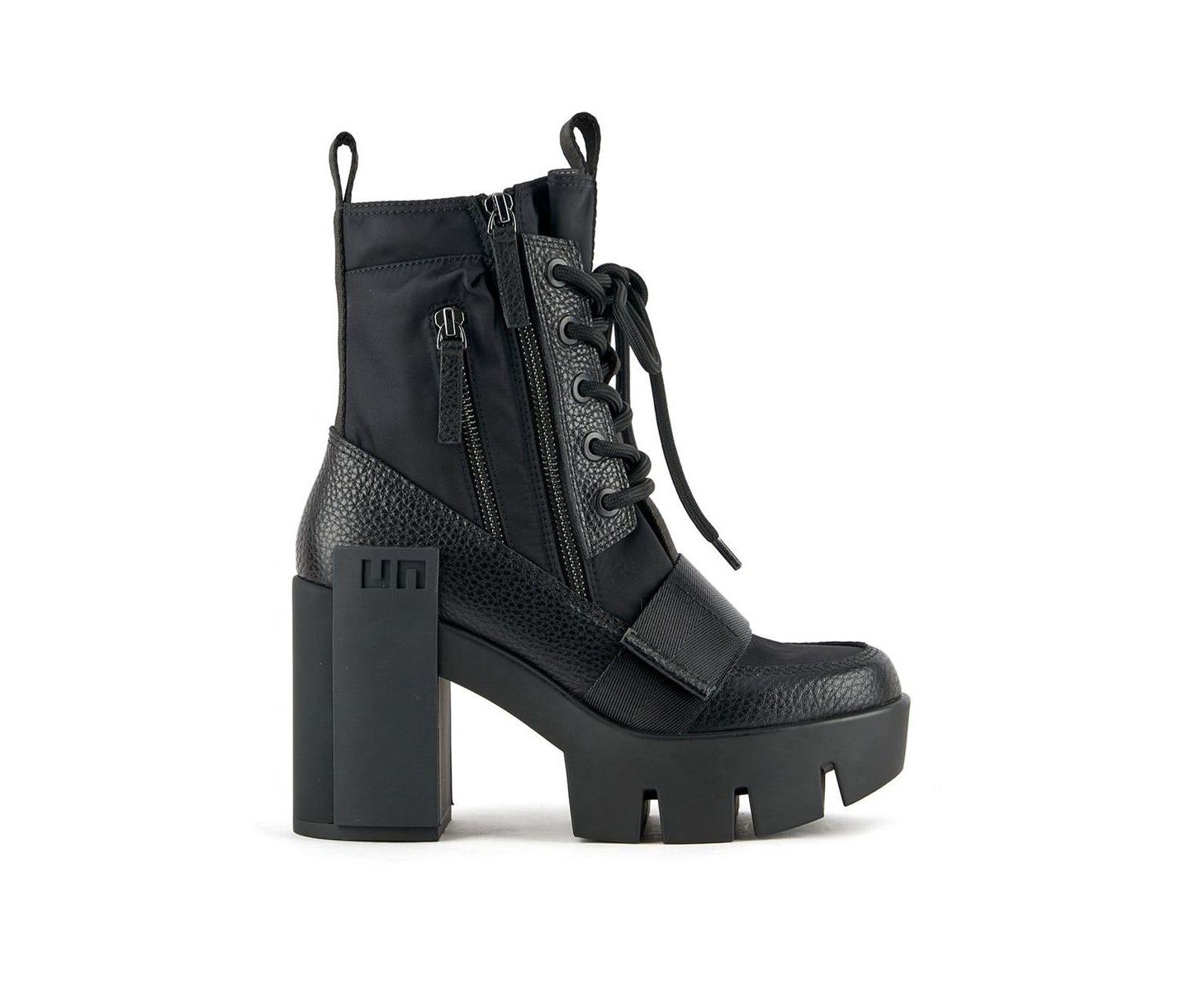 Женские ботинки United Nude Grip Combat Mid, цвет: Чёрный — фото 3