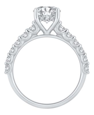 Diamond Solitaire Plus Bridal Set (3 ct. t.w.) in 14k White Gold