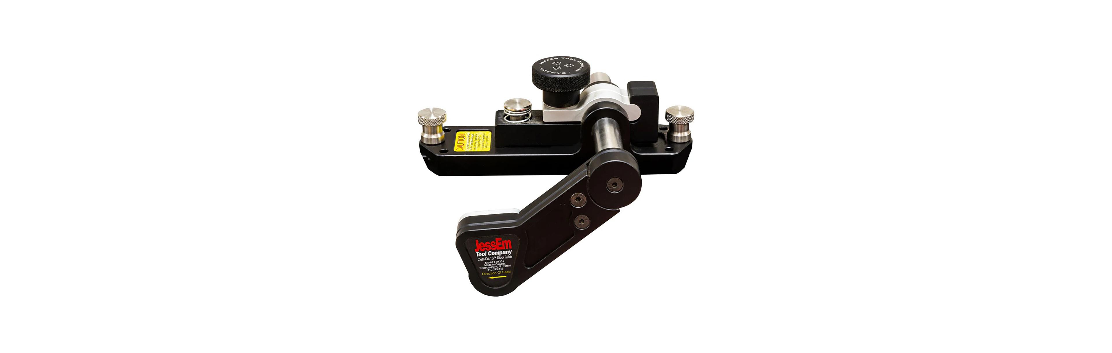 JessEm 04301 Clear-Cut Ts Stock Guides – Precision Table Saw Stock Control with Roller Bearings for Safer, Cleaner, and Accurate Cuts