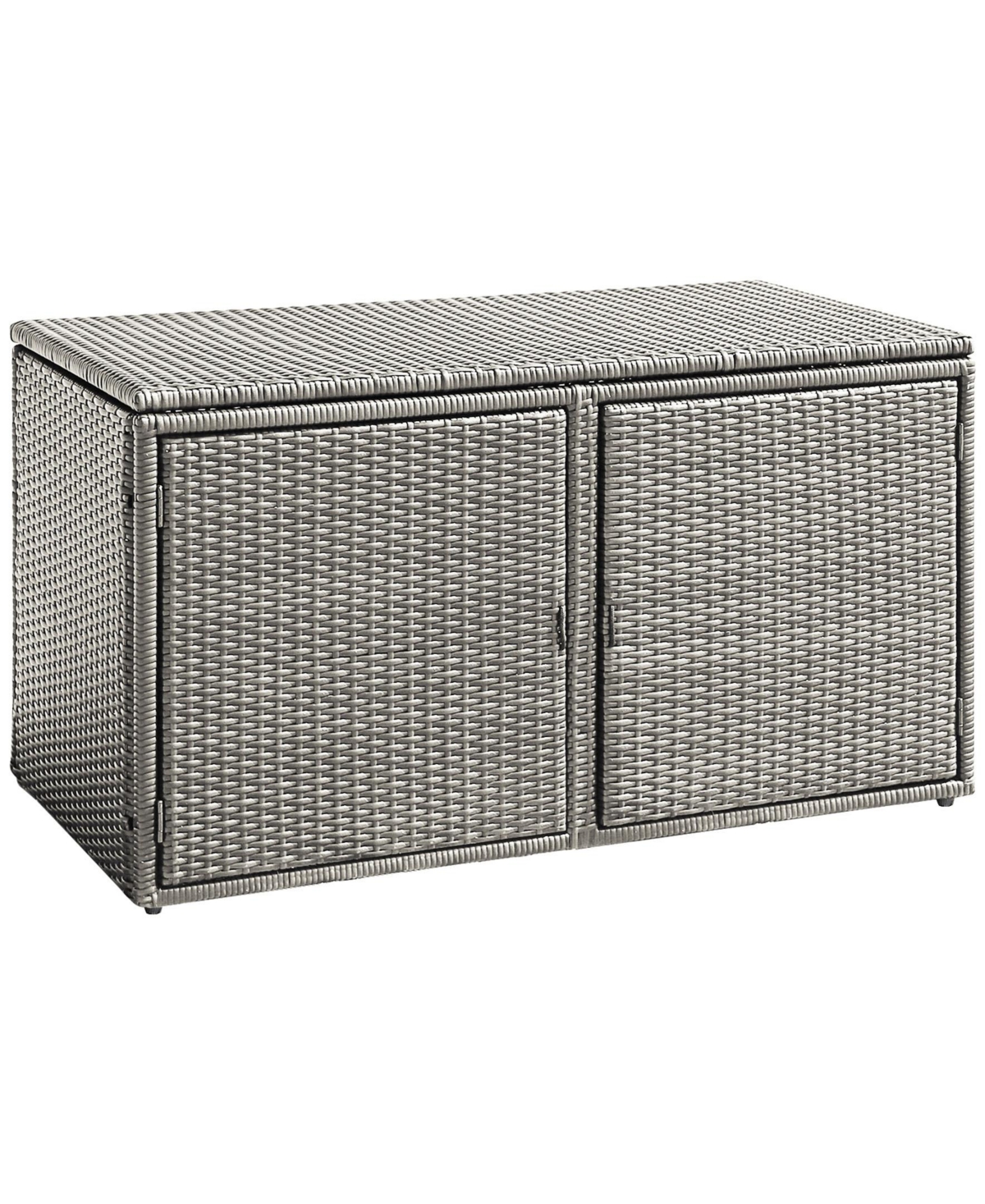 Sugift 88 Gallon Garden Patio Rattan Storage Container Box
