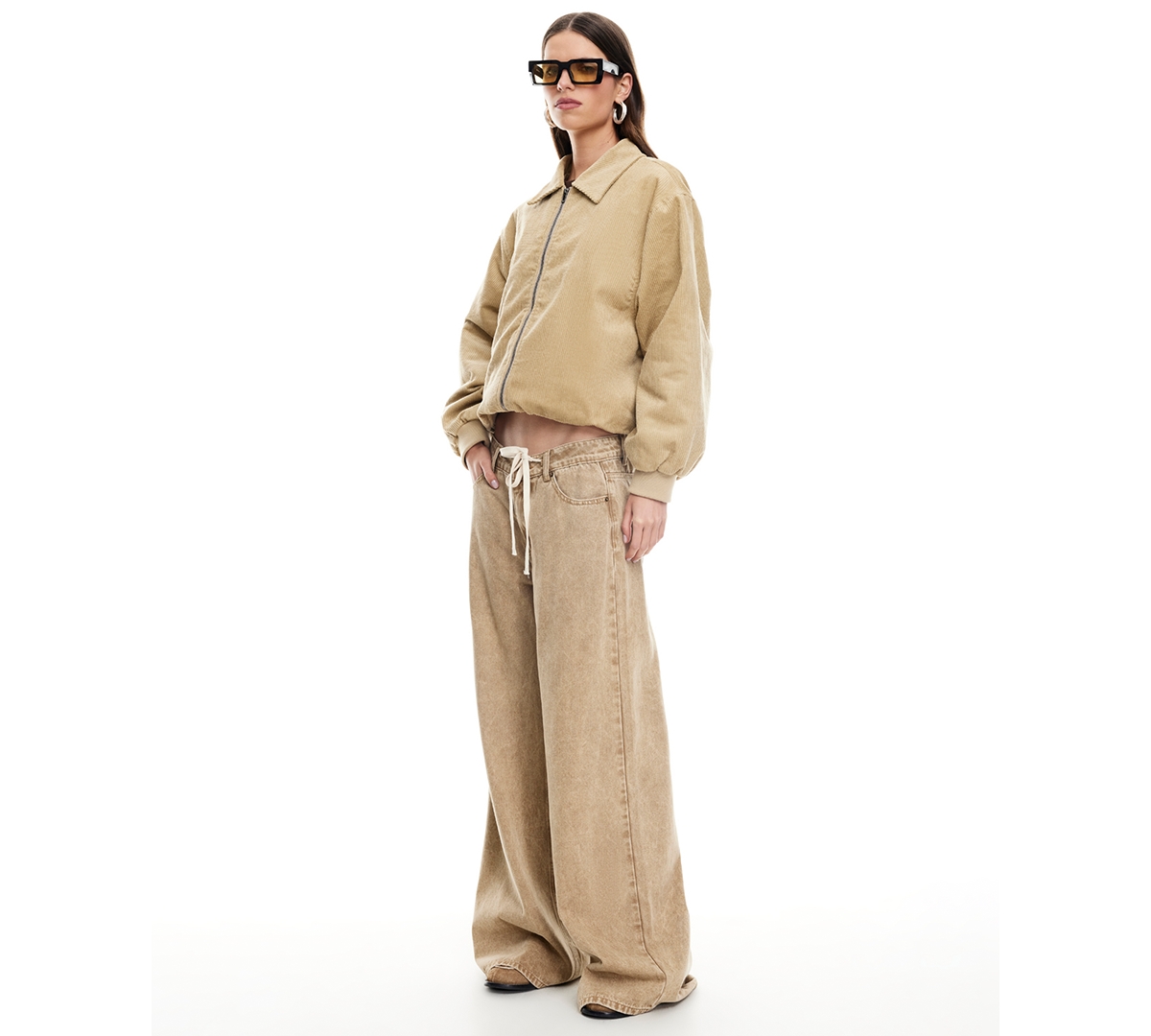 Lioness Women's Muse Front-zipper Jeans In Brown