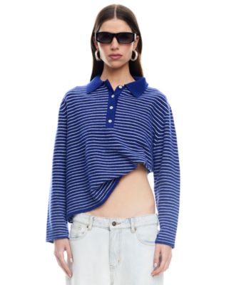 Women's Mayfair Long-Sleeve Spread Collar Top