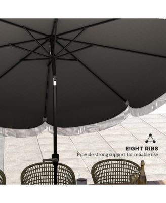9FT Patio Umbrella UPF 30+ Vented Market Umbrella