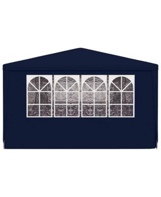 Party Tent Blue Polyethylene, Steel 4x9 meters