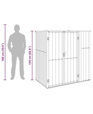 Tool Shed Green Galvanized steel, metal, plastic Large