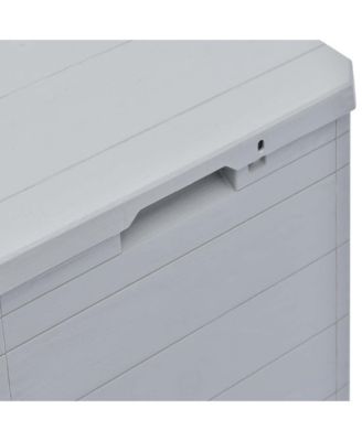 Storage Box Light Grey Plastic Medium Storage Box Rectangular