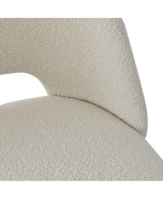 5-Piece Modern Round Glass Mid-Century Table & Upholstered Chairs Dining Set