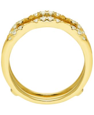 Diamond Guard Ring (1/4 ct. t.w.) in 14k Yellow Gold